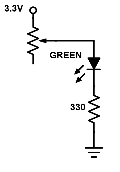 Potentiometer Circuit diagram