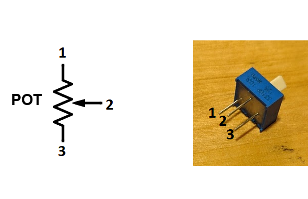 Image of pot and schematic