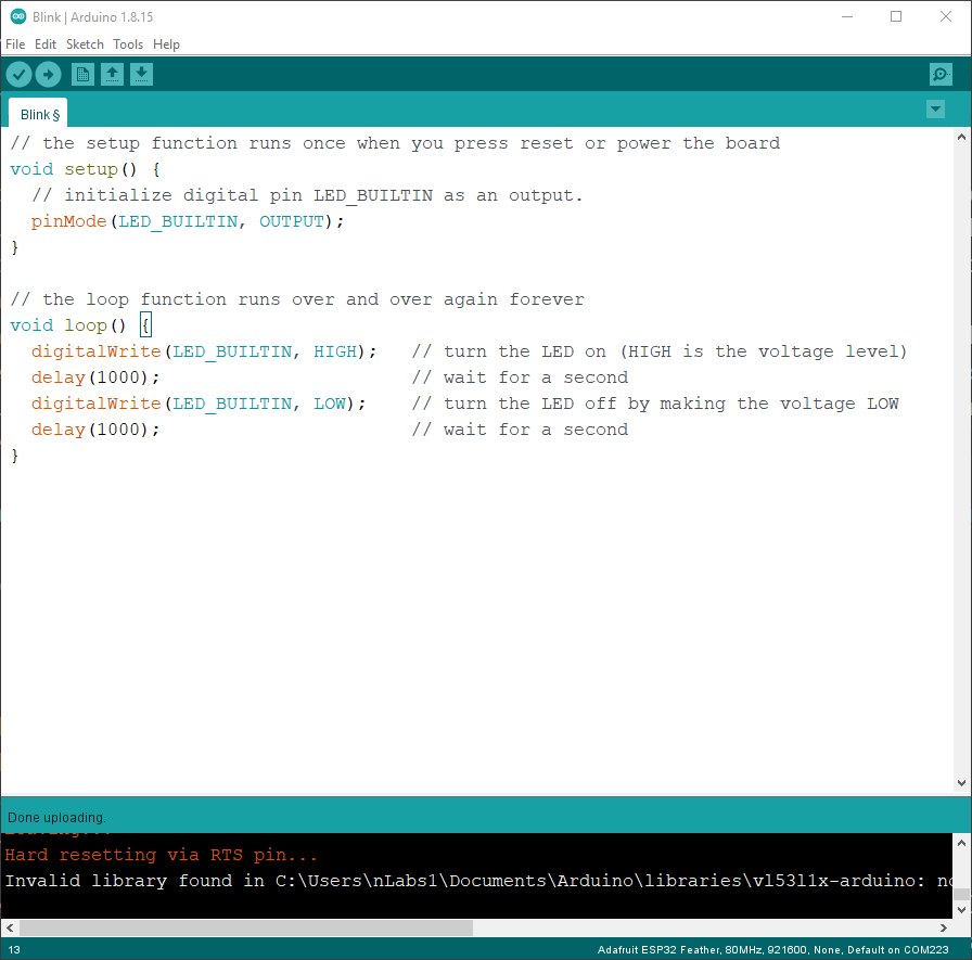 Image of Arduino IDE